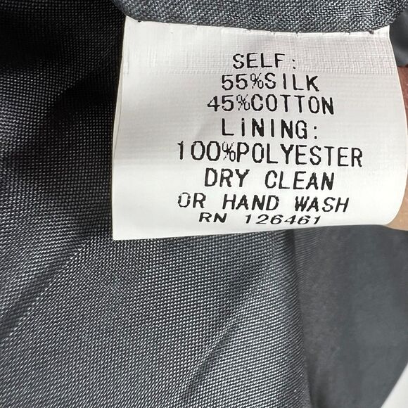 Due per Due dress sz 12 gray sleeveless belted casual business striped womens - Picture 3 of 8